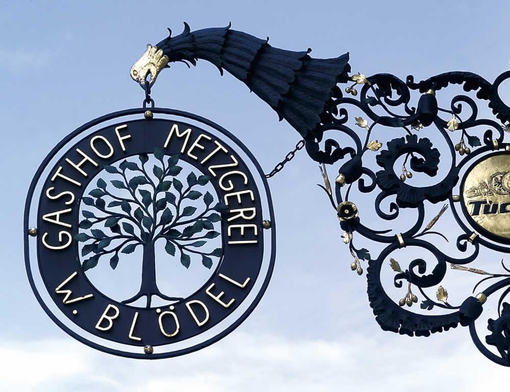 Bloedel Gasthof Gruener Baum Nürnberg Eksteriør bilde